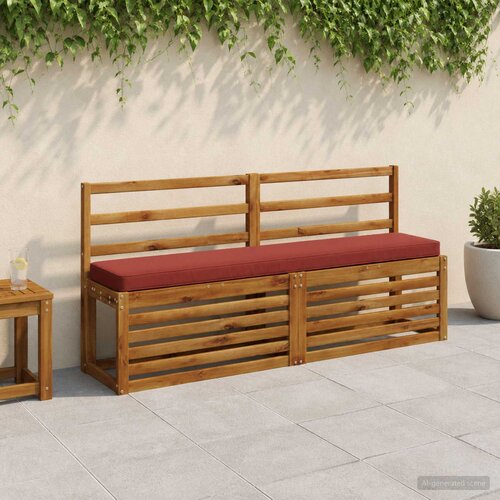  Jastučići za klupe - 2 dijela VUGHT 2 pcs 100% poliester Crvena Cene