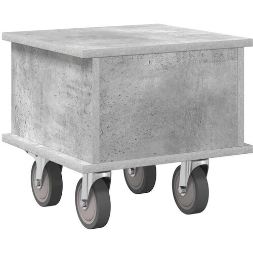  stalak Betonski sivi 37 x 35 x 35 cm Konstruirano drvo Slike