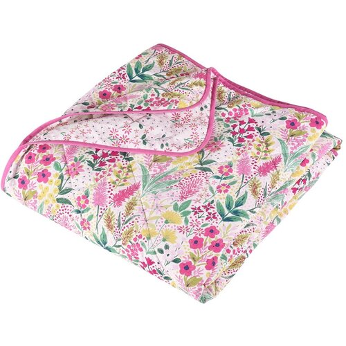 Catherine Lansfield Ružičasti pro&amp;scaron;iven prekrivač 220x230 cm Tilly Floral &amp;ndash; Slike