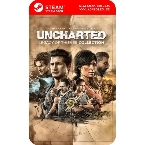  Uncharted Legacy of Thieves Collection - Steam koda brez &scaron;katlice (WINDOWS PC | STEAM DECK) Cene