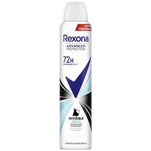 Rexona Deodoranti Unsichtbares Aqua Spray-Deodorant 72h - 200 ml Cene