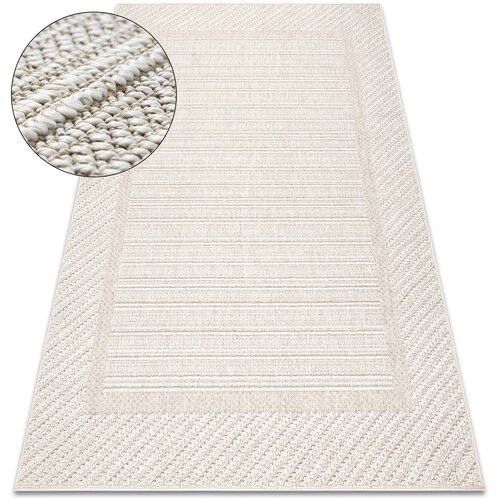 RugsX Preproge Preproga JERSEY 19261 bež - Okvir, strukturna, 140x190 cm Bež Cene