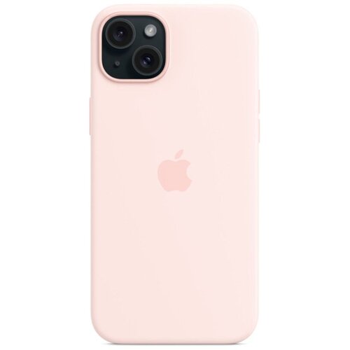 Apple silikonski ovitek za iPhone 15 Plus z MagSafe - Svetlo roza (MT143ZM/A) Slike