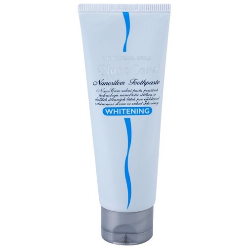 White Pearl NanoCare Whitening pasta za zube s nanočesticama srebra protiv mrlja na zubnoj caklini 100 g Cijene