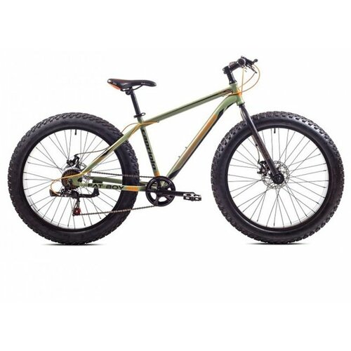 Capriolo fatboy 26''''/7HT zeleno-oranž muški bicikl Slike