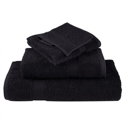  Krpice 4 pcs Crna 15 x 21 cm Pamuk Slike