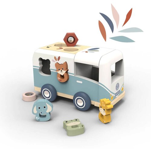 Speedy Monkey Drveni kombi s raznim oblicima Slike