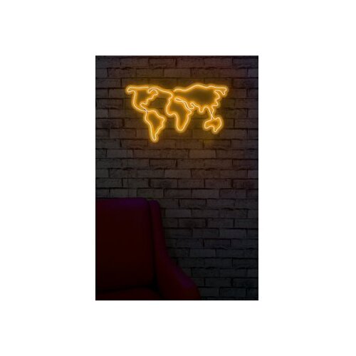 Wallity Dekorativna rasveta World Map Yellow Cene