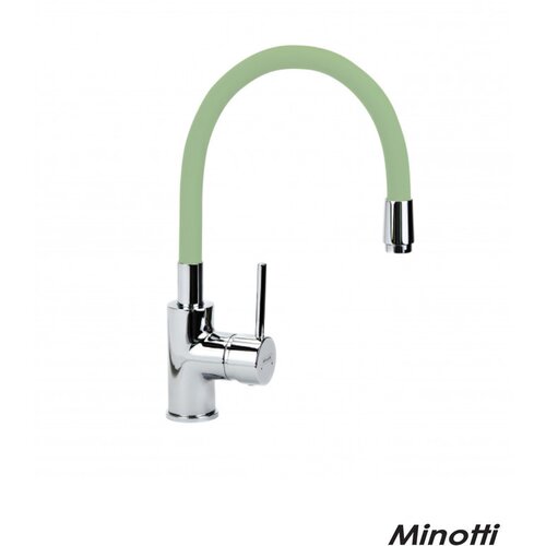 Minotti Baterija za sudoperu kivi zelena sa gibljivom lulom Tubo 6139KG Cene