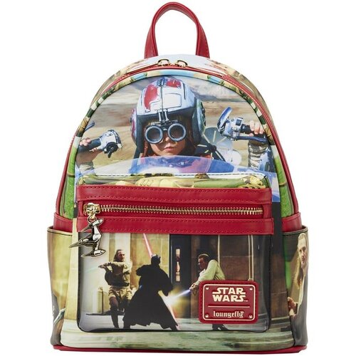 Loungefly star wars scenes series phantom menace mini backpack Cene