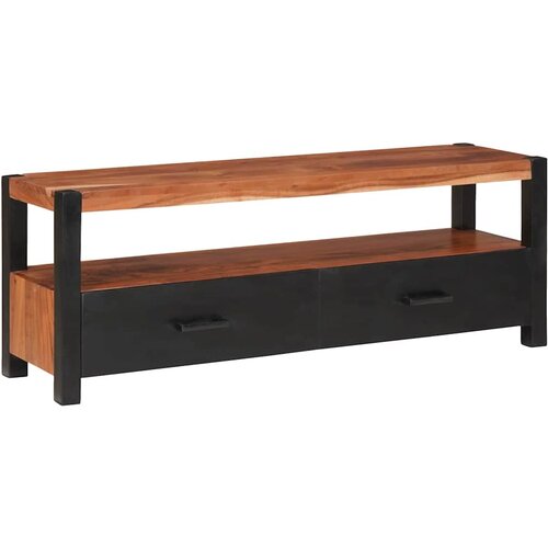  Medijski ormar Smeđa 110 x 30 x 40 cm Čvrsto drvo akacije Cijene