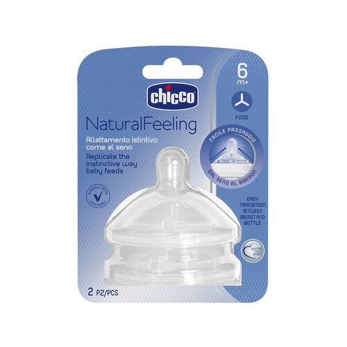 Chicco cucla naturalfeeling sil. brz protok 6m+ 2k ( A008506 ) Cene