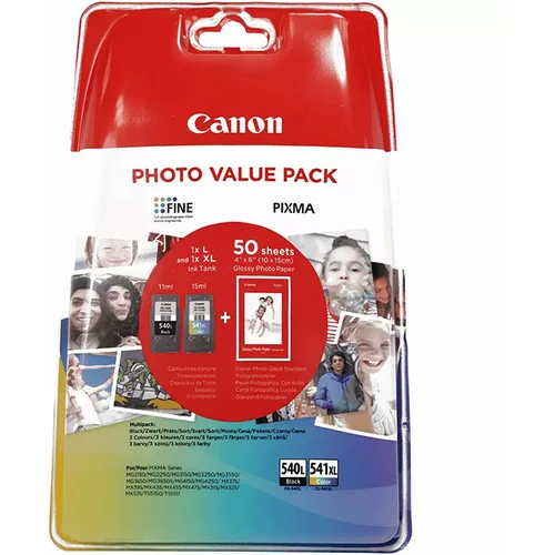 Canon Komplet kartuš PG-540L + CL-541XL, original + foto papir
