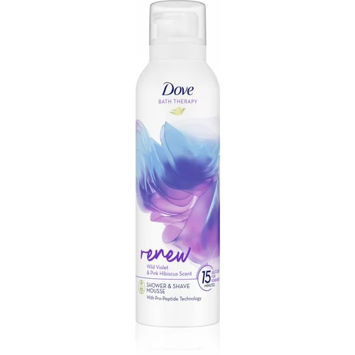 Dove Bath Therapy Renew pjena za tuširanje Wild Violet & Pink Hibiscus 200 ml