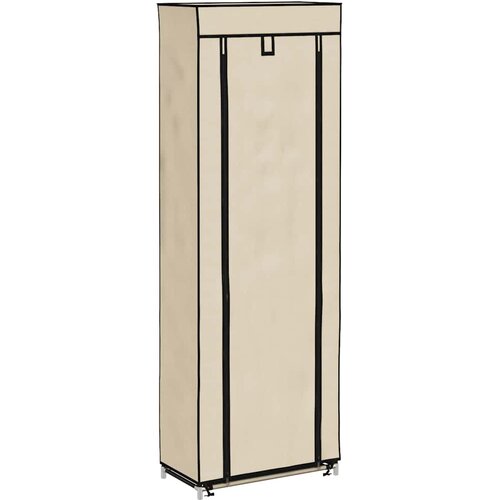  za cipele s pokrovom od tkanine 57 x 29 x 162 cm krem Slike