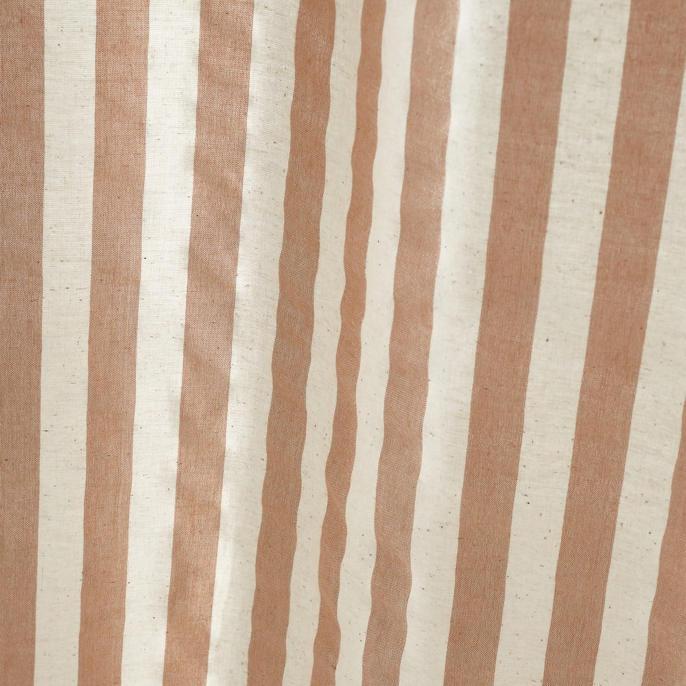 Pineapple Elephant Prosojna zavesa v barvi terakote 140x183 cm Zanzibar Stripe &amp;ndash; Slike