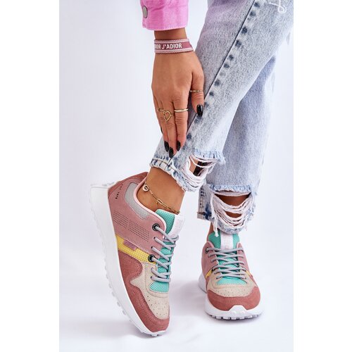 Big Star Women&amp;#039;s Sneakers LL274422 Pink-Beige Slike