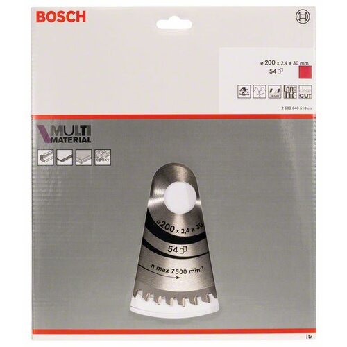 Bosch List kružne testere Multi Material 2608640510, 200 x 30 x 2,4 mm; 54 Cene