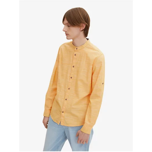 Tom Tailor Orange Men's Shirt - Men's