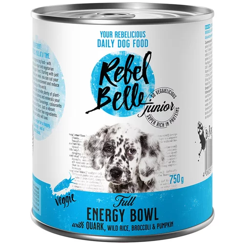 Rebel Belle Varčno pakiranje 12 x 750 g Junior Full Energy Bowl - veggie