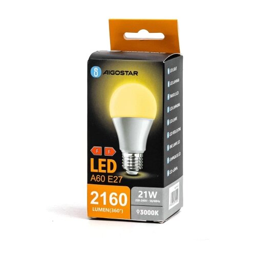 Aigostar led sijalica A60 E27/21W/230V 3000K Slike