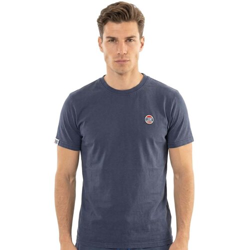 Leone 1947 Majice & Polo majice Man T-Shirt Short Sleeves Pastel Wash Modra Cene
