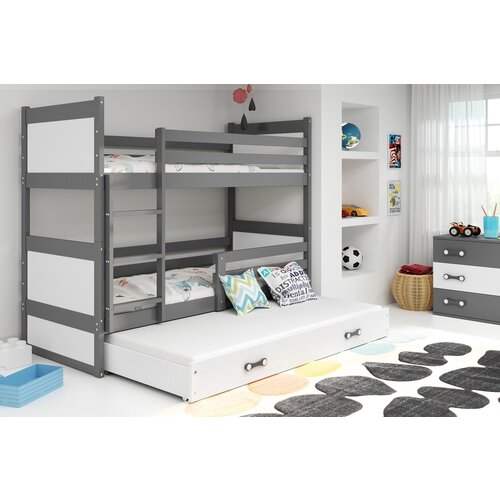BestBed Pograd RICO z mo�nostjo dodatnega le�i��a (razli�ne barvne kombinacije) -Grafit-Bela Cene