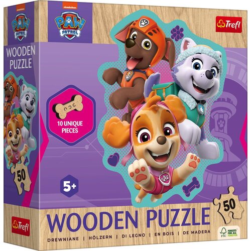Trefl Drvena puzzla 50 delova paw patrol Cene
