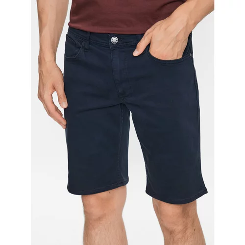 Blend Kratke hlače iz tkanine 20713333 Mornarsko modra Regular Fit