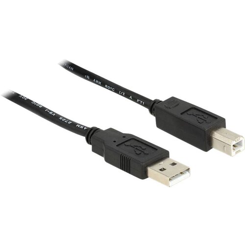 Delock USB 2.0 [1x mo&scaron;ki konektor USB 2.0 tipa A - 1x mo&scaron;ki konektor USB 2.0 tipa B] 20 m črna UL-certificirano USB kabel USB 2.0 USB-A vtič, U, (20416046) Cene