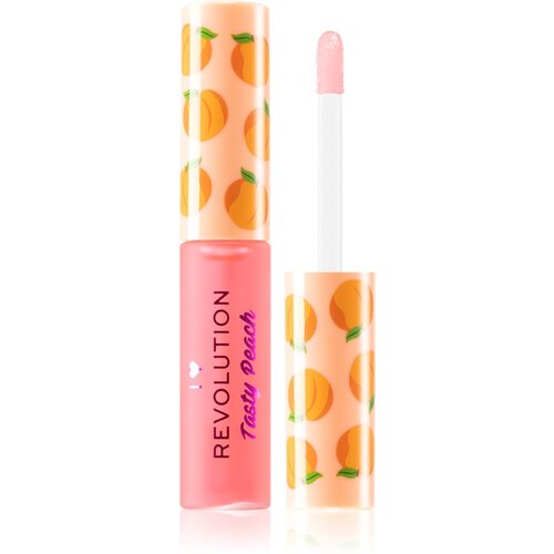 Revolution Tasty Peach Lip Oil hranljivo olje za ustnice z vonjem breskve 6 ml odtenek Peachy Keen za ženske Cene
