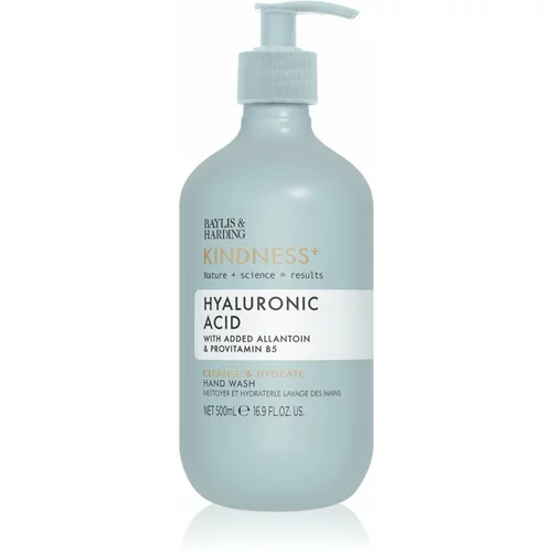 Baylis & Harding Kindness+ Hyaluronic Acid tekući sapun za ruke s hidratantnim učinkom Parfemi Pear & Neroli 500 ml