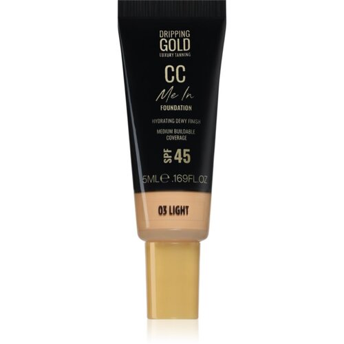 Dripping Gold CC Me In Mini Trial lagani puder SPF 45 nijansa Light 03 5 ml Cijene