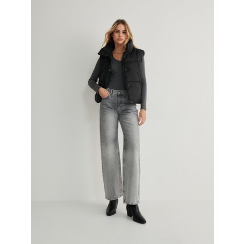 Reserved - Pamučna bluza - light grey Cijene