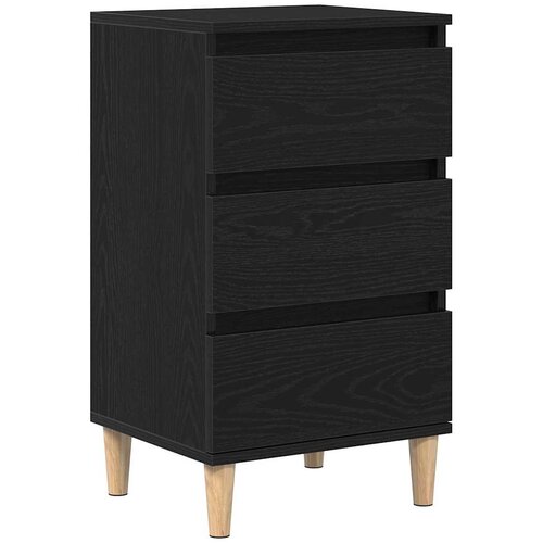  Noćni ormar Crni hrast 40 x 35 x 70 cm Konstruirano drvo Slike