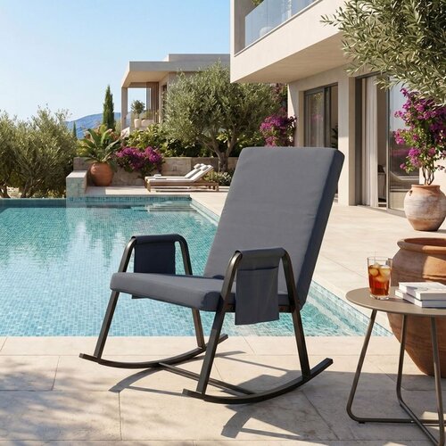 Atelier Del Sofa Ljuljačka stolica Garden, antracit Slike