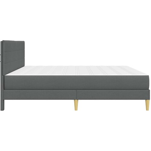  Okvir kreveta s madracem Tamno siva 180 x 200 cm tkanina Slike