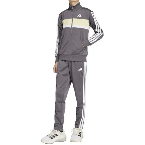 Adidas Komplet trenerka za dečake J 3S Tiberio TS, Siva Slike
