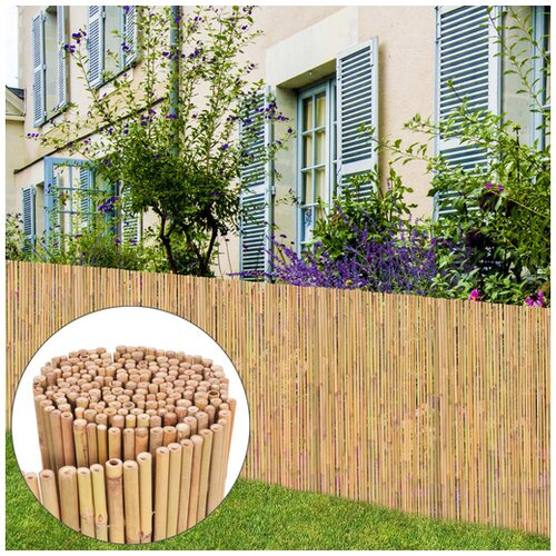 Ograja iz bambusa 300x100 cm Slike