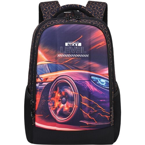 Scool ranac sa ojačanim leđima race car SC2955, 40x29x14cm, crni Cene