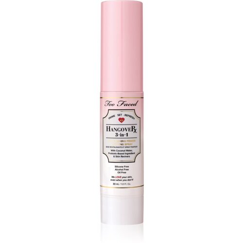 Too Faced Hangover 3-in-1 Replenishing Primer & Setting Spray podlaga in pršilo za fiksacijo v enem z osvežujočim učinkom 30 ml Cene