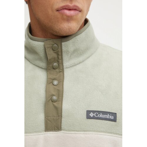 Columbia Sportska dukserica Steens Mountain Half Snap boja: crna, s uzorkom, 2097721 Slike