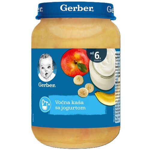Gerber ka&amp;scaron;ica od voća sa jogurtom 190g Slike