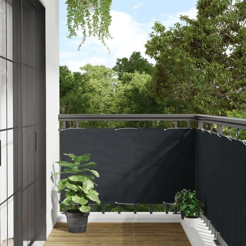 Balkonski zaslon za privatnost antracit 300 x 75 cm PVC Cijene
