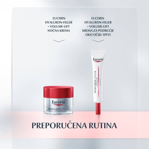 Eucerin Hyaluron-Filler +Volume-Lift dnevna lifting krema za učvrstitev kože za suho kožo SPF 15 50 ml Slike
