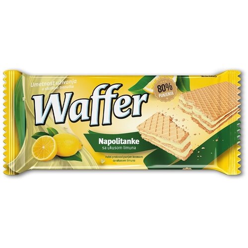 Moravka Napolitanke WAFFER limun 170g Slike