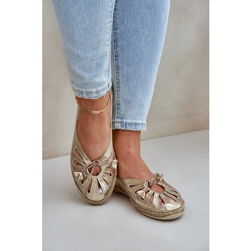 Zazoo Flat Ballet Shoes Made Of Natural Leather Cene