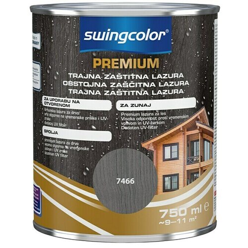 SWINGCOLOR Obstojna zaščitna lazura Premium (barva: antracit, 750 ml) Cene