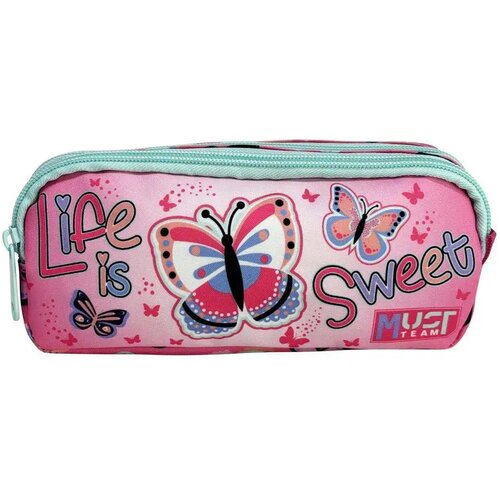 Luna must team life is sweet dvoslojni pernica s leptirima Cene