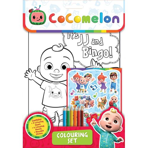 Commodore Cocomelon bojanka s bojicama i naljepnicama Cene